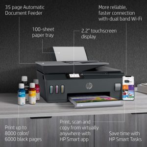 HP Smart Tank 530 Couleur MFP 3en1 A4 Wifi PPM B&W 11 PPM Col 5